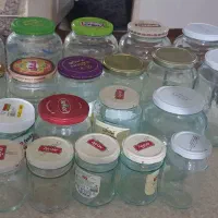 ۲۰ عدد شیشه مربا و کمپوت و رب