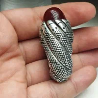 انگشتر نقره فوق کلکسیونی عقیق یمن سنگین وزن