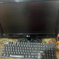 مانیتور الجی و کیبورد سالم با کابل