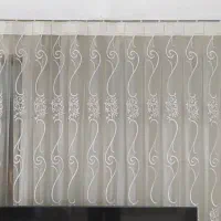 پرده توری ساده|پرده، رانر، رومیزی|آمل, |دیوار