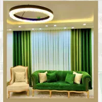 پرده.کاغذ دیواری.نرده استیل