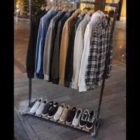 رگال آویز رخت کف چوب کد ۱۶۰۰
