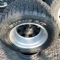 رینگ۱۵ ده اینچ ۶ پیچ با لاستیک ۲۹۵/۵۰/۱۵|قطعات یدکی و لوازم جانبی|تهران, سیروس|دیوار