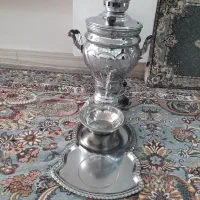 سماور گازی با کاسه و سینی