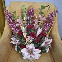 گلدان گل مصنوعی