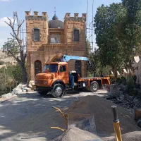 جرثقیل سبک و سنگین..کفی دار و دکل بلند