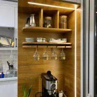 کابینت نئوکلاسیک مینیمال|مصالح و تجهیزات ساختمان|اندیشه, اندیشه فاز ۴|دیوار