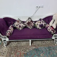 فروش یک دست مبل ۷نفره زیبابامیز عسلی وبوفه