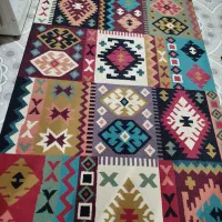 گلیم در حد نو|گلیم، جاجیم، گبه|خرم‌آباد, |دیوار