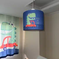 لوستر و پرده