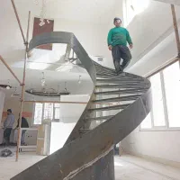 پله مدرن پله گرد