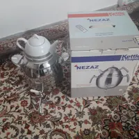 ست کتری و قوری نزاز کد ۴۰۴۰ با رنگ بندی سفید|قوری، کتری، قهوه‌ساز دستی|سنندج, |دیوار