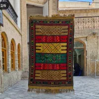 گلیم دسباف اعلای پشمی.