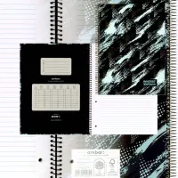 دفتر ۸۰ برگ سیمی مدرسه دانشگاه کار ambar A5 و A4