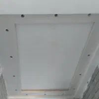 گچکاری ساختمان سفید آینه ای وگچخاک نورمخفی|خدمات پیشه و مهارت|لنگرود, |دیوار