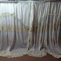 پرده گیپور سفید