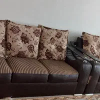 مبل چرم راحتی شرکتی سالم|مبلمان خانگی و میز عسلی|قدس, شهر‌قدس|دیوار