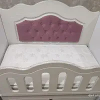 تخت خواب نوزاد دو حالته گهواره‌ای وتخت خواب ثابت