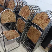 صندلی تاشو فلزی . و پلاستیکی   فیروزآباد زارع