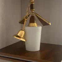 دو عدد لوستر تک شاخ