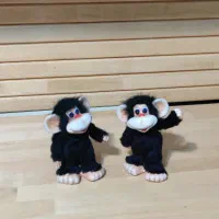 مجسمه میمون مشکی بدنه خز|مجسمه، تندیس، ماکت|مراغه, |دیوار