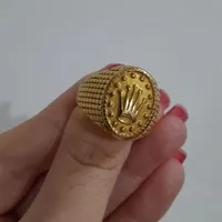 انگشتر طلایی استیل رنگ ثابت