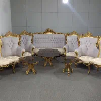 مبلمان سلطنتی ۹نفره استیل کلاسیک نو|مبلمان خانگی و میز عسلی|شاندیز, |دیوار