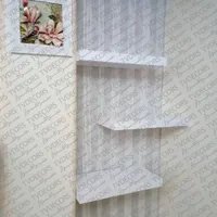 شلف مستحکم میز تلویزیون نصب دیواری/آذرخشop/براکت|کتابخانه، شلف، قفسه‌های دیواری|اندیشه, |دیوار