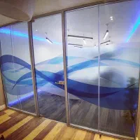 شیشه مات کن روزرنگ استیکر ماتکن شبرنگ برچسب