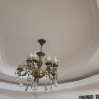 یک جفت لوستر لوستر 5شاخه دوبل