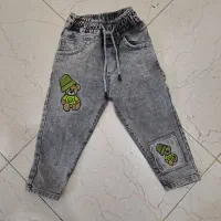 شلوار لی طوسی بچگانه