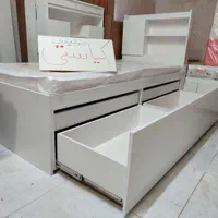 تخت یک نفره تخت یک نیم نفره ستایش|تخت و سرویس خواب|مشهد, گلبرگ شمالی|دیوار