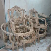 مبل وکاناپه فرانسوی پردیس منبت