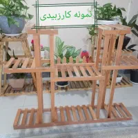 استندچوبی زیرگلدانی|صنایع دستی و سایر لوازم تزئینی|بندر ماهشهر, |دیوار