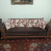 مبل تخت شو کمد دار مکانیزه