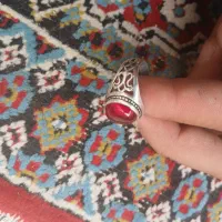 انگشتر نقره عقیق و یاقوت|جواهرات|اردبیل, |دیوار