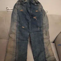 شلوار شافل جین نو