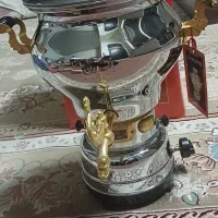 سماور افسون اصل دسته طلایی