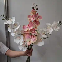 سه شاخه گل مصنوعی ارکیده نو