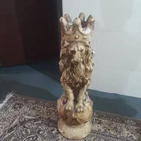 فروش مجسمه ی شیر گچی|مجسمه، تندیس، ماکت|برازجان, |دیوار
