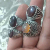 انگشتر نقره عقیق یمنی کهنه قدیمی