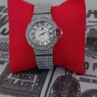 انواع ساعت زنانه نگینی، چرم، بند استیل