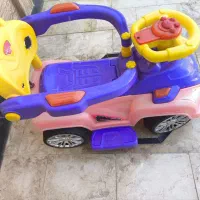 ماشین چهار چرخ دسته دار موزیکال|اسباب‌بازی بچه|طبس, |دیوار