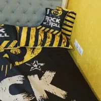 رو تختی پسرانه ساتن طرح راک اند رول|سرویس روتختی|لاهیجان, کوی آزادگان|دیوار