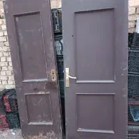 دو عدد در کارکرده با دستگیره و قفل