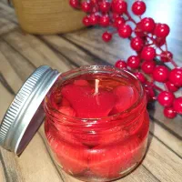 شمع مربای توت فرنگی