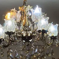 ۲عدد لوستر برنز قدیمی