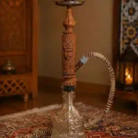 تنه قلیان چوبی «گردو»