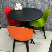 فروش میز و صندلی تمیز و سالم فایبرگلاس