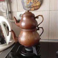 قوری کتری مسی